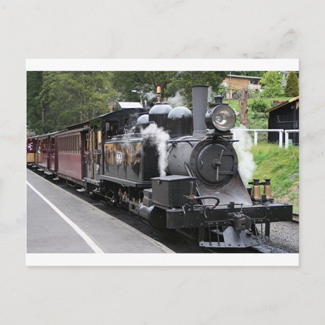 Postal Motor de vapor, Victoria, Australia (Anverso)