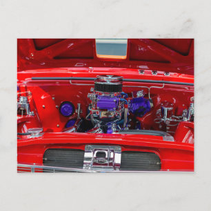Postal Motor de varilla roja con Holley Carburetor