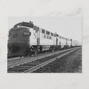 Postal Motor GTW Diesel #9008 Tren #92 Orientado hacia el