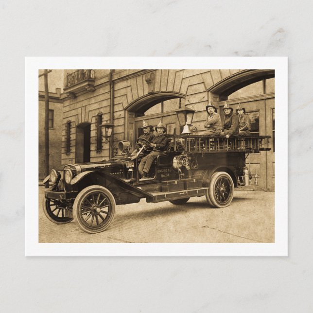 Postal Motor Nº 34 Vintage Fire Company (Anverso)