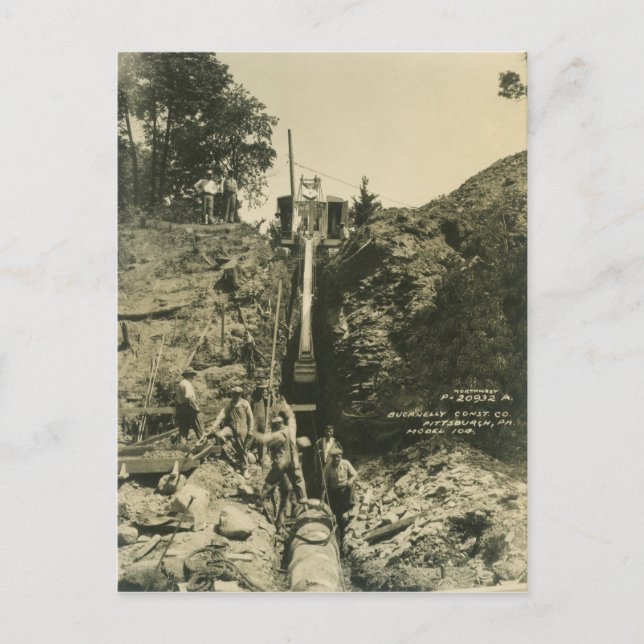 Postal MOTOR OPERADOR DE grúa y pala del noroeste 31 (Anverso)