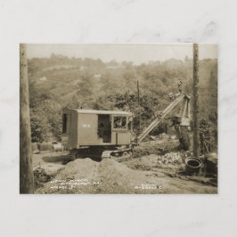 Postal MOTOR OPERADOR DE grúa y pala noroeste 22