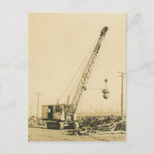 Postal MOTOR OPERATIVO DE grúa y pala noroeste 27