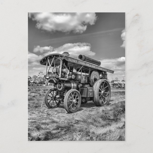 Postal Motor Showmans "Lord Nelson" Negro y Blanco (Anverso)