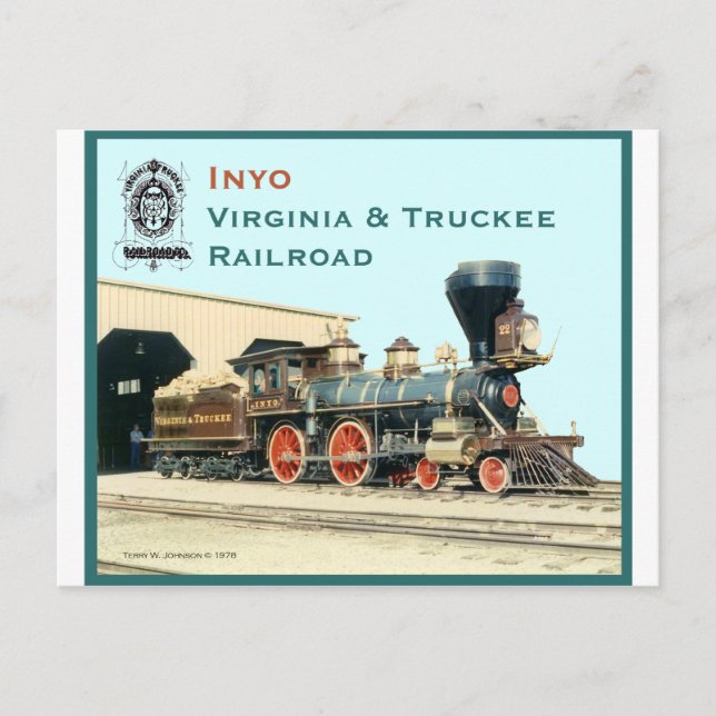 Postal Motor V&T Railroad Inyo (Anverso)