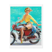 Motorciclo Pin Up