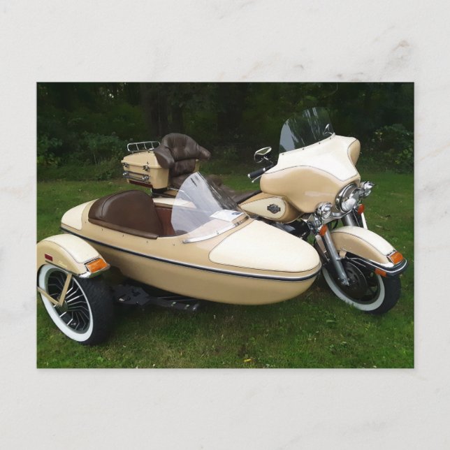 Postal Motorcycle with Sidecar (Anverso)