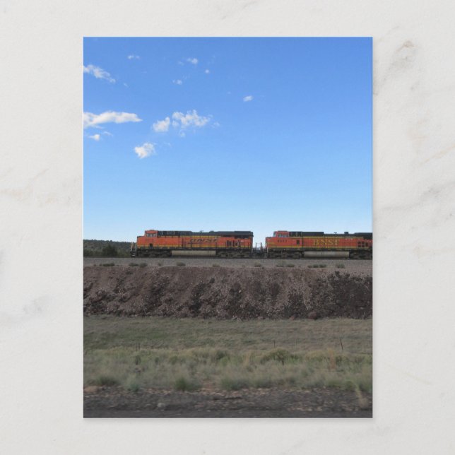 Postal Motores de trenes (Anverso)