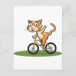 Postal Motorista del gato