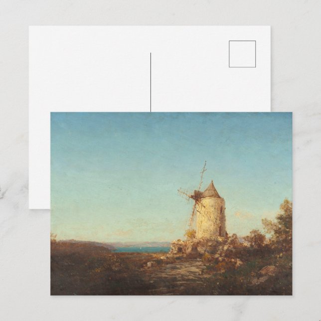 Postal Moulin De Saint-Miter, Près De Martigues (Anverso / Reverso)