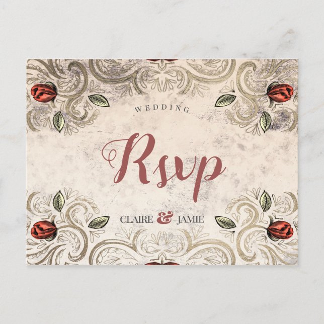 Postal Mouline Rouge Dark y Moody Rsvp (Anverso)