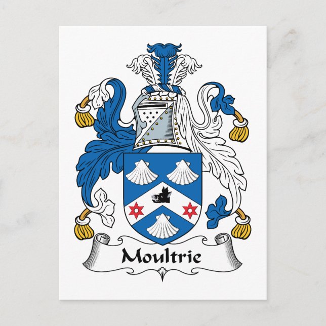 Postal Moultrie Family Crest (Anverso)