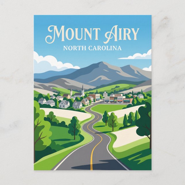 Postal Mount Airy EE. UU. (Anverso)