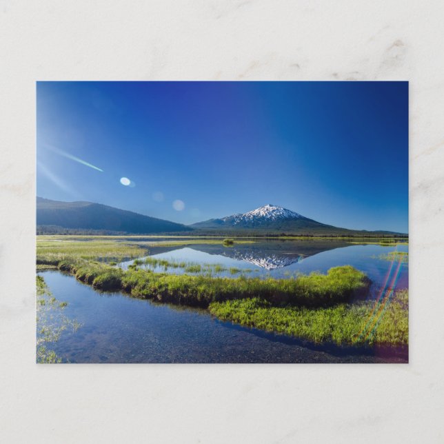Postal Mount Bachelor Lens Flare (Anverso)