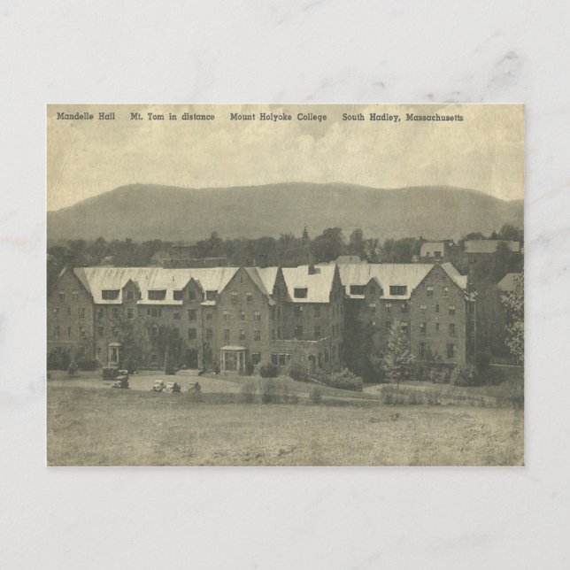 Postal Mount Holyoke College Circa 1909 Vintage (Anverso)