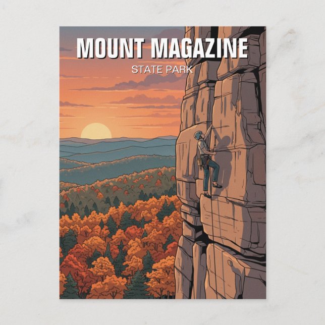 Postal Mount Magazine State Park Arkansas Travel (Anverso)