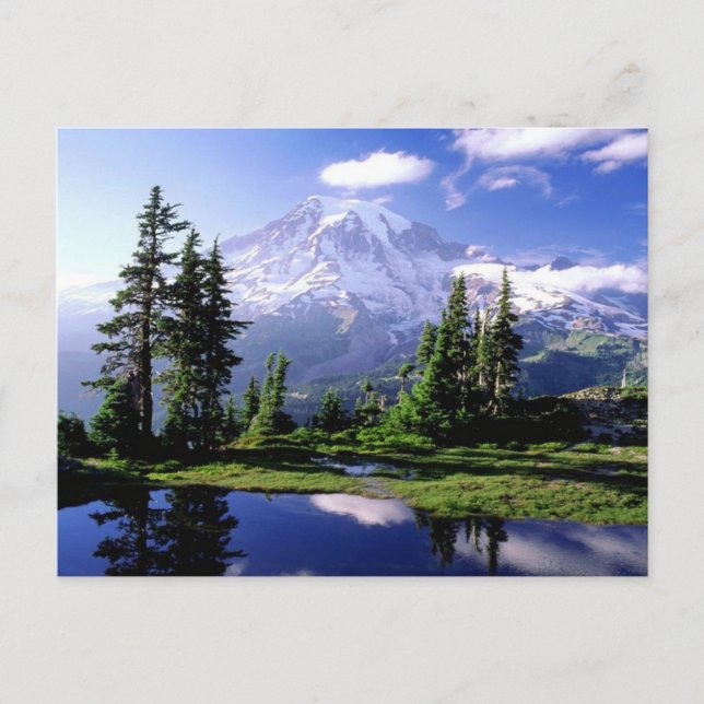 Postal Mount Rainier Washington (Anverso)