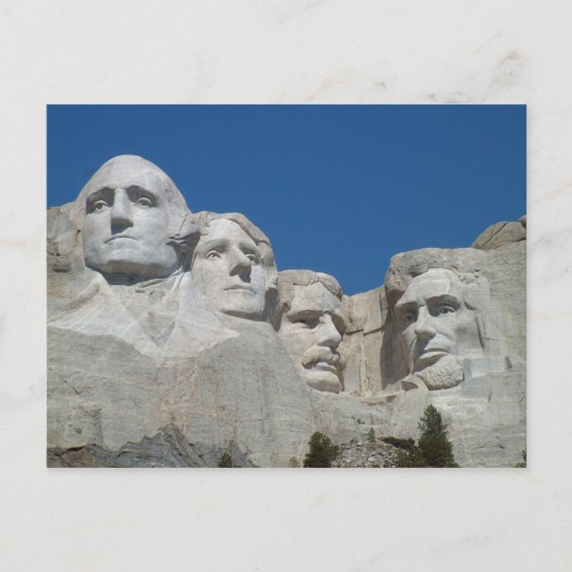 Postal Mount Rushmore Poscard (Anverso)
