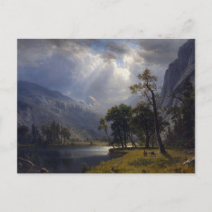 Postal Mount Starr King, Yosemite por Albert Bierstadt