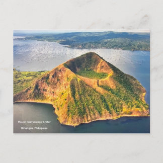 Postal Mount Taal Volcano Crater, Philippines - 