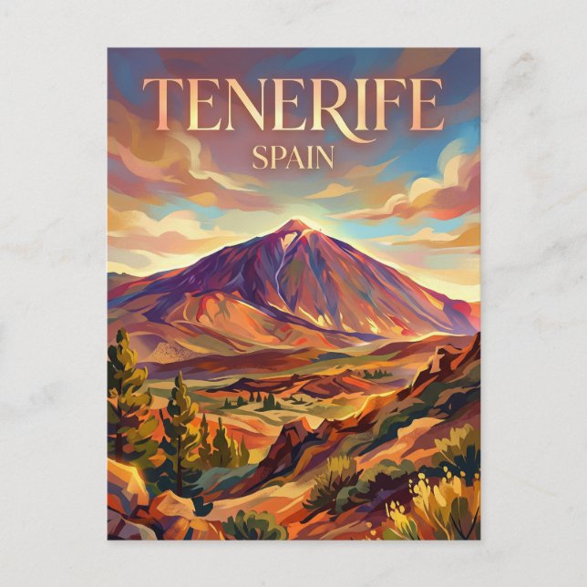 Postal Mount Teide Spain (Anverso)