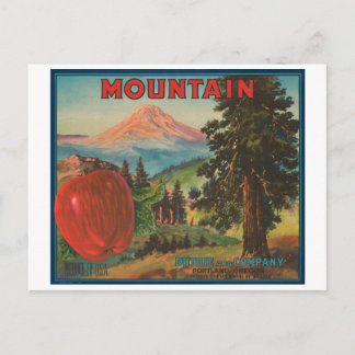 Postal Mountain Brand Duthie y Company Vintage Apple Cr