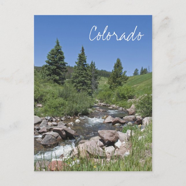 Postal Mountain Stream Colorado (Anverso)