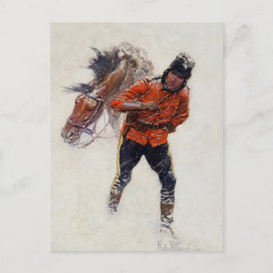 Postal “Mountie canadiense” de Philip R Goodwin