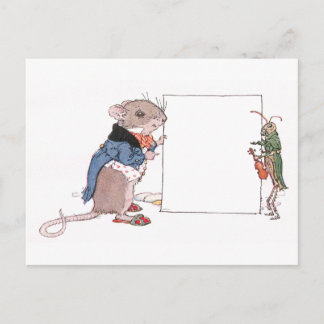 Postal Mouse y Grasshopper sostienen tu foto