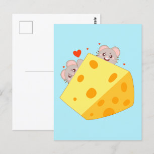 Postal Mouses Y Queso