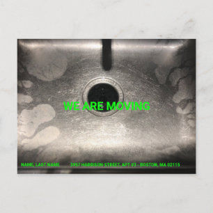 Postal Movimiento de personalizable, cambio de nombre, di