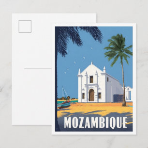 Postal Mozambique África Viajes Antiguos