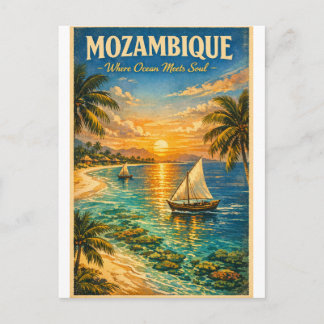 Postal Mozambique Paraíso – Viajes con Estilo Retro