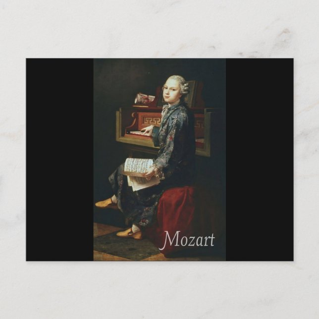 Postal Mozart (Anverso)