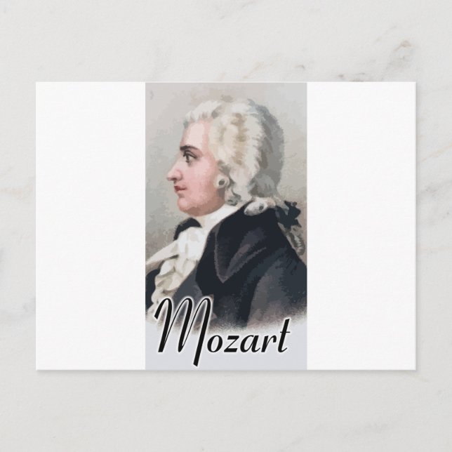 Postal Mozart (Anverso)
