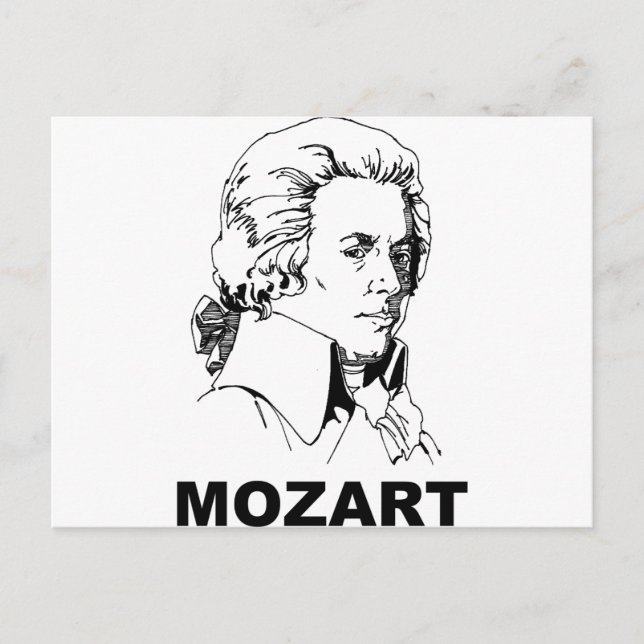 Postal Mozart (Anverso)