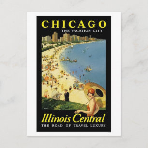 Postal MP2287~Chicago-The-Vacation-City-Posters