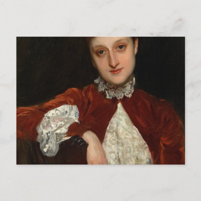 Postal Mrs. Charles Deering, Marion Denison Whipple, 1888 (Anverso)