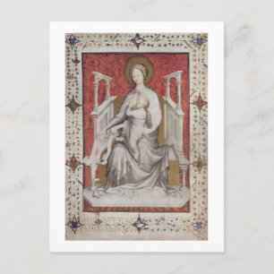 Postal MS 11060-11061 La Virgen succionando al niño Jesu