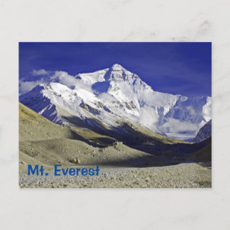 Postal Mt. Campamento base del Everest en el lado tibetan