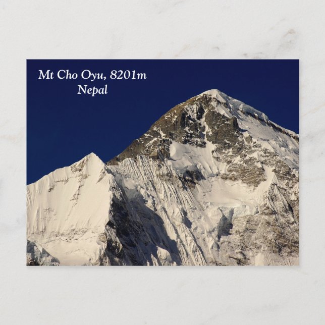 Postal Mt Cho Oyu (Anverso)