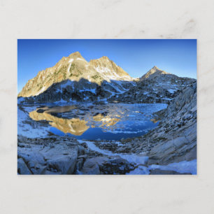 Postal Mt Izaak Walton sobre el lago Bighorn Sunrise - Si