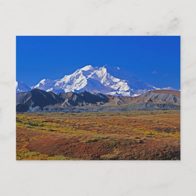 Postal Mt. Parque nacional McKinley Denali , Alaska. (Anverso)