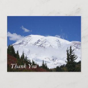 Postal Mt Rainier Gracias Postcard