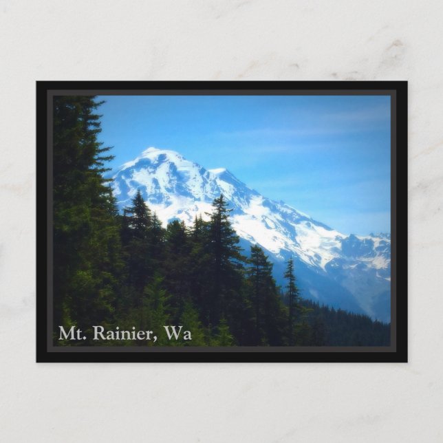 Postal Mt. Rainier, Wa Postcard (Anverso)