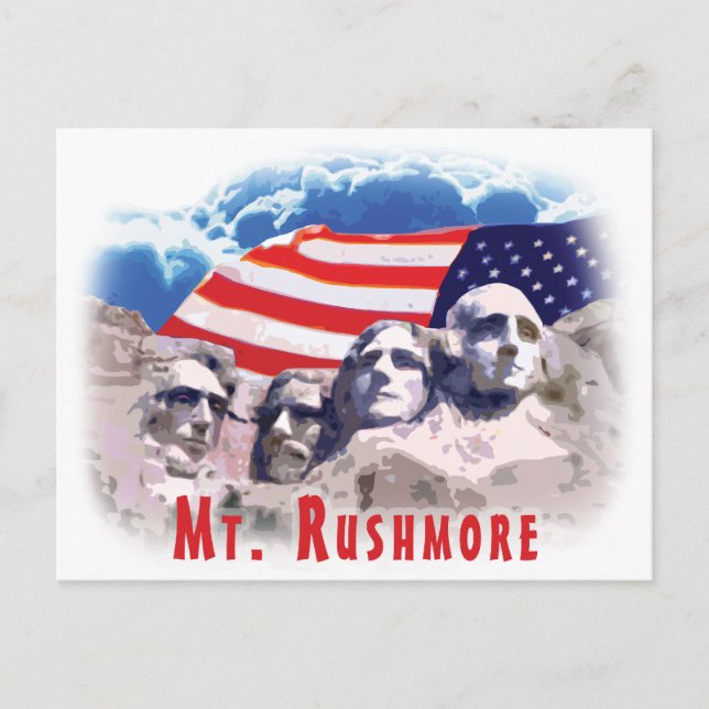 Postal Mt. Rushmore (Anverso)