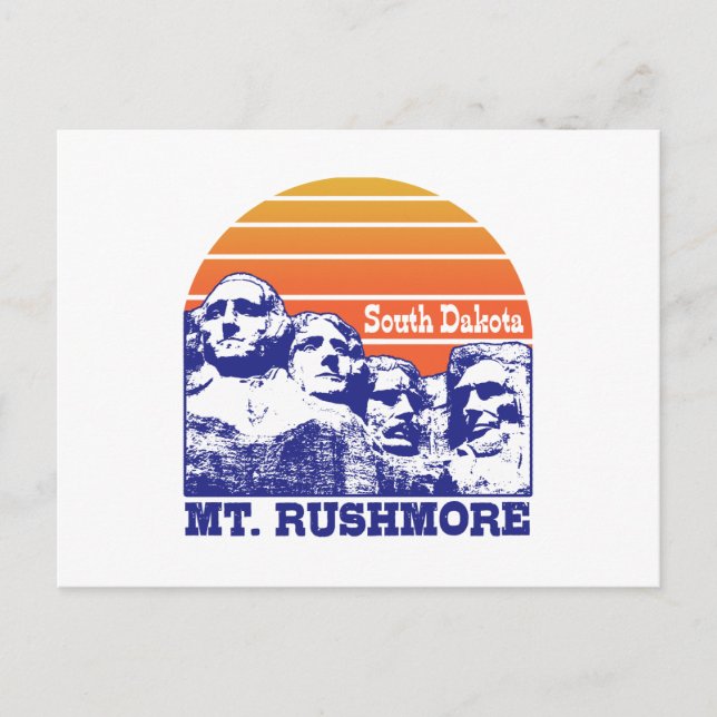 Postal Mt. Rushmore (Anverso)