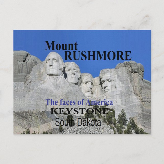 Postal Mt. Rushmore (Anverso)