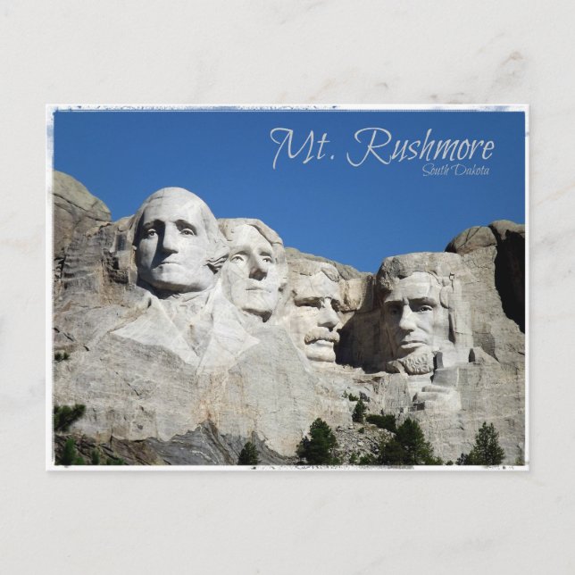 Postal Mt. Rushmore (Anverso)