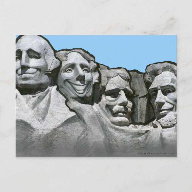 Postal Mt Rushmore (Anverso)